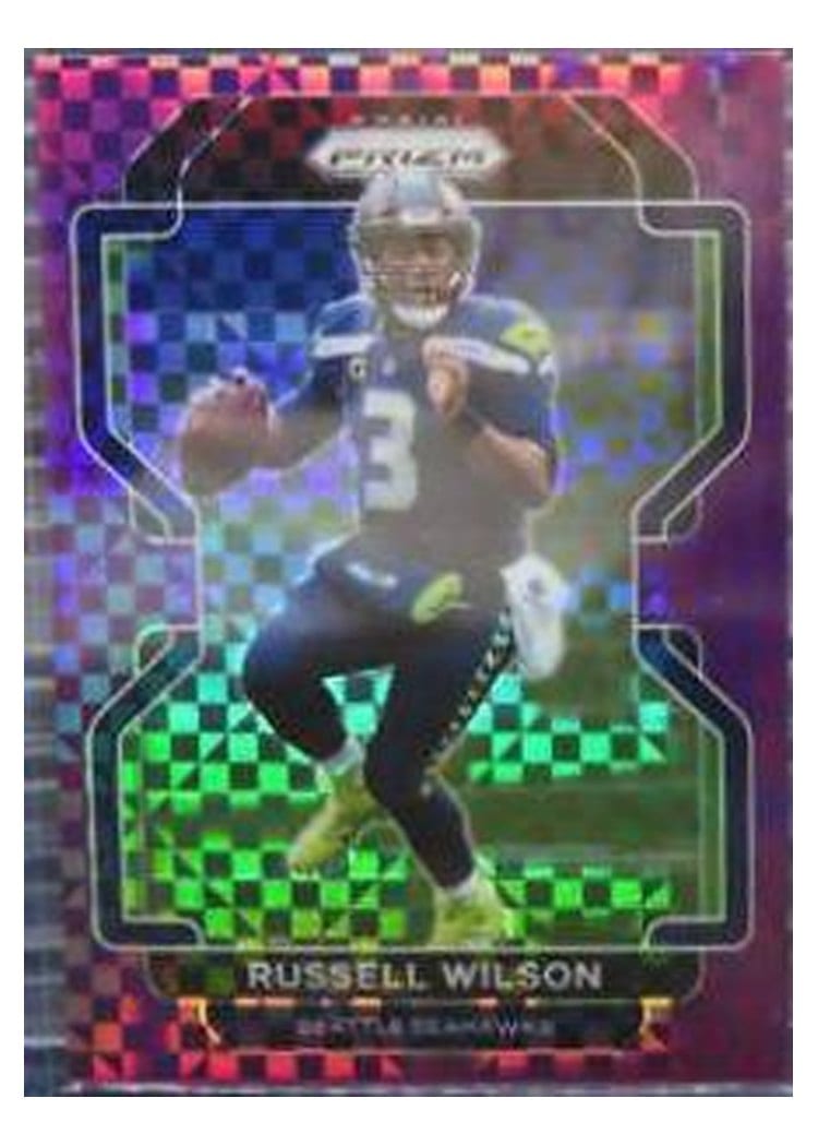 2021 Panini Prizm Base Set Russell Wilson #45 card