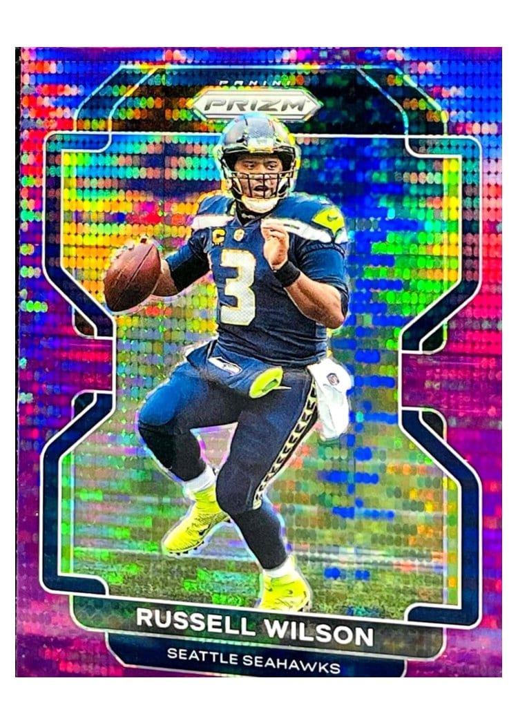 2021 Panini Prizm Base Set Russell Wilson #45 card
