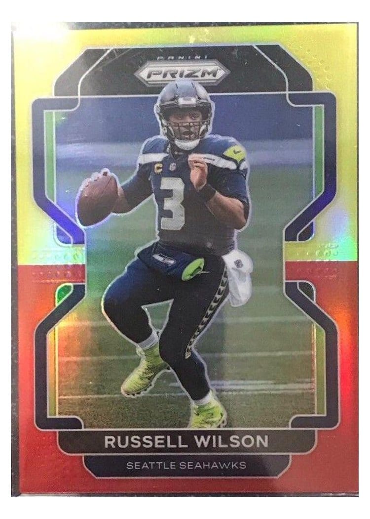 2021 Panini Prizm Base Set Russell Wilson #45 card