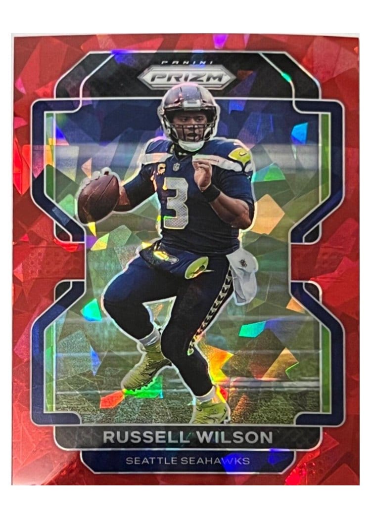 2021 Panini Prizm Base Set Russell Wilson #45 card