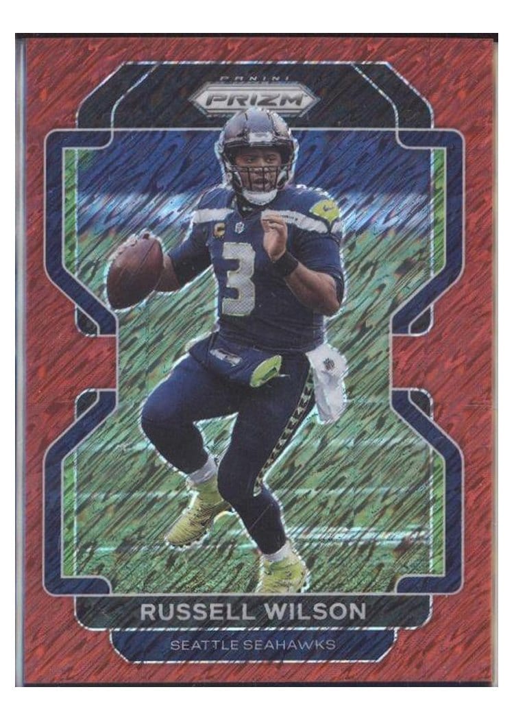 2021 Panini Prizm Base Set Russell Wilson #45 card