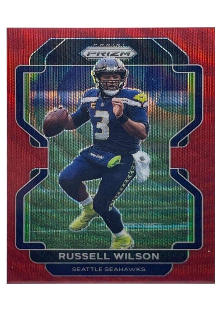 2021 Panini Prizm Base Set Russell Wilson #45 card
