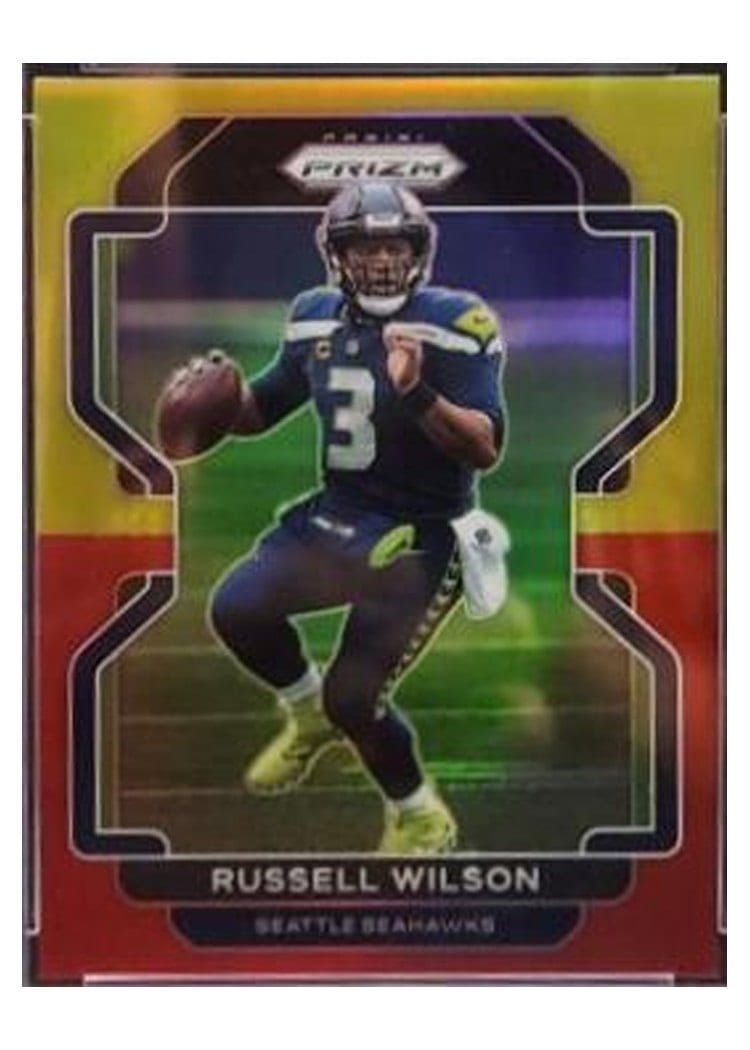 2021 Panini Prizm Base Set Russell Wilson #45 card