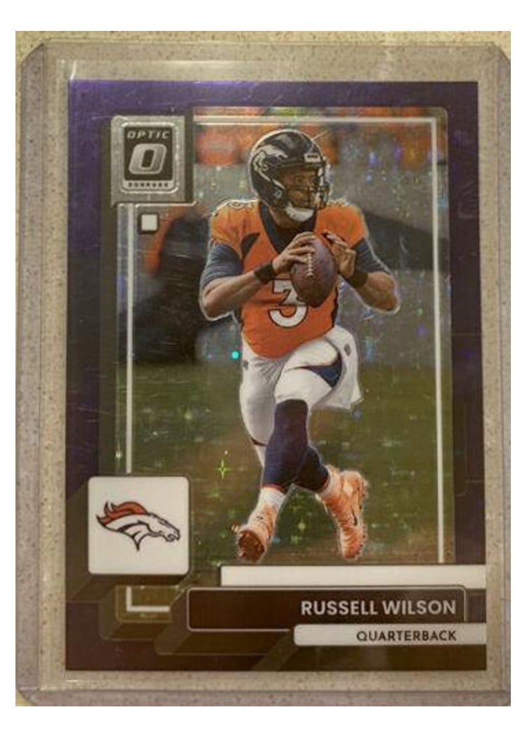 2022 Donruss Optic Base Set Russell Wilson #58 card