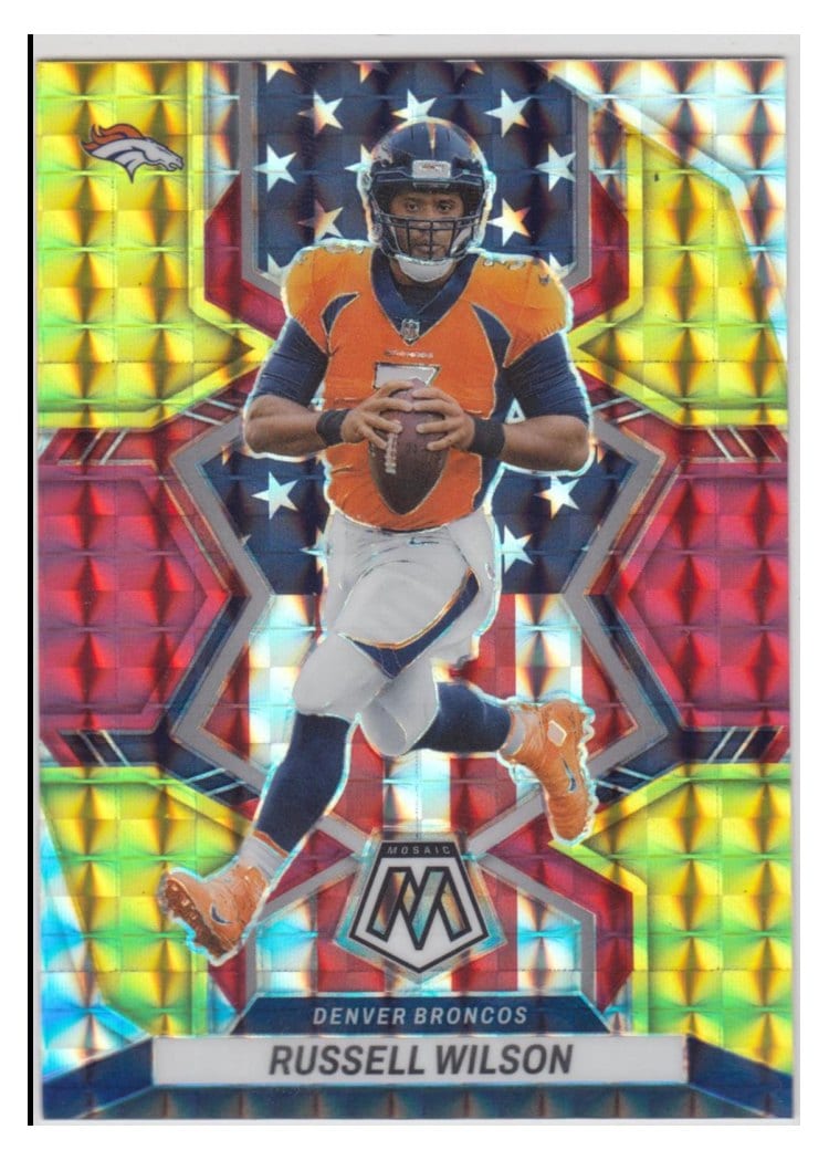 2022 Panini Mosaic Base Set Russell Wilson #257 card