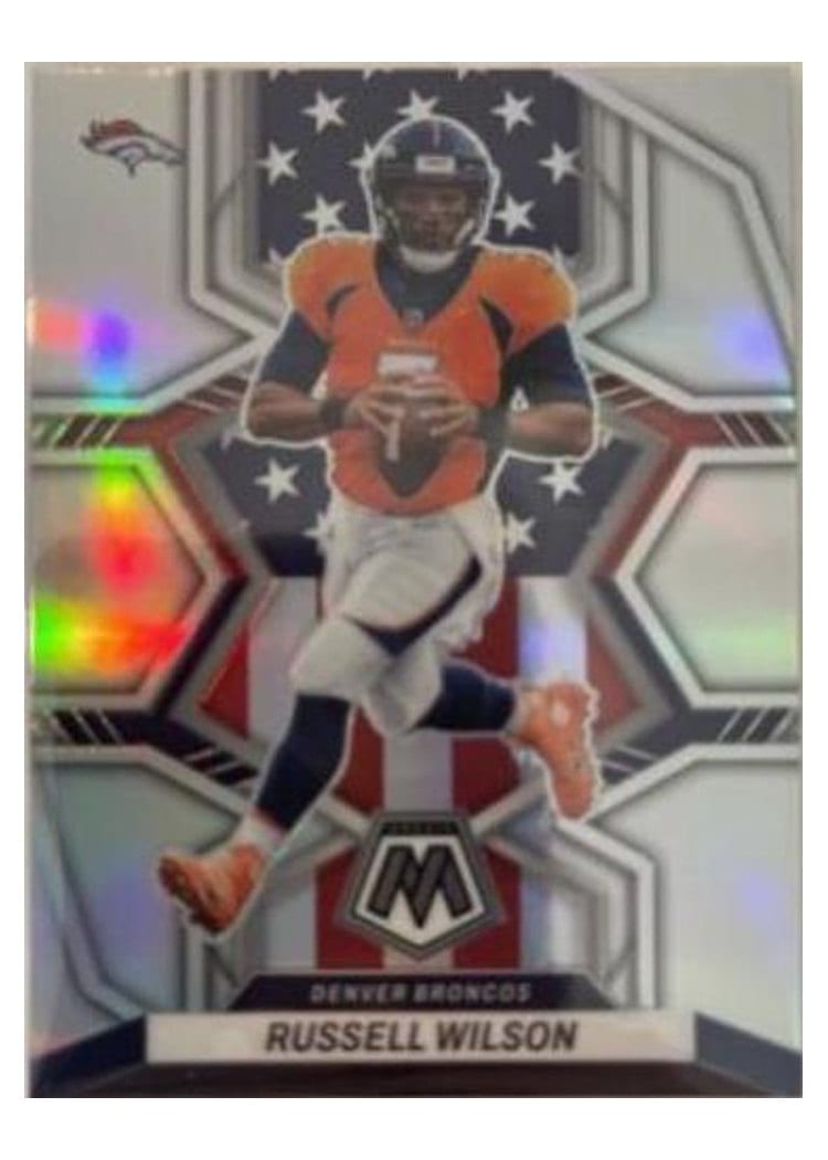 2022 Panini Mosaic Base Set Russell Wilson Silver #257 card