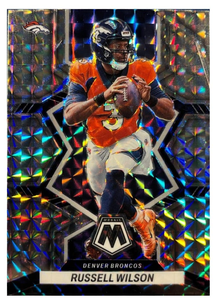 2022 Panini Mosaic Base Set Russell Wilson #58 card