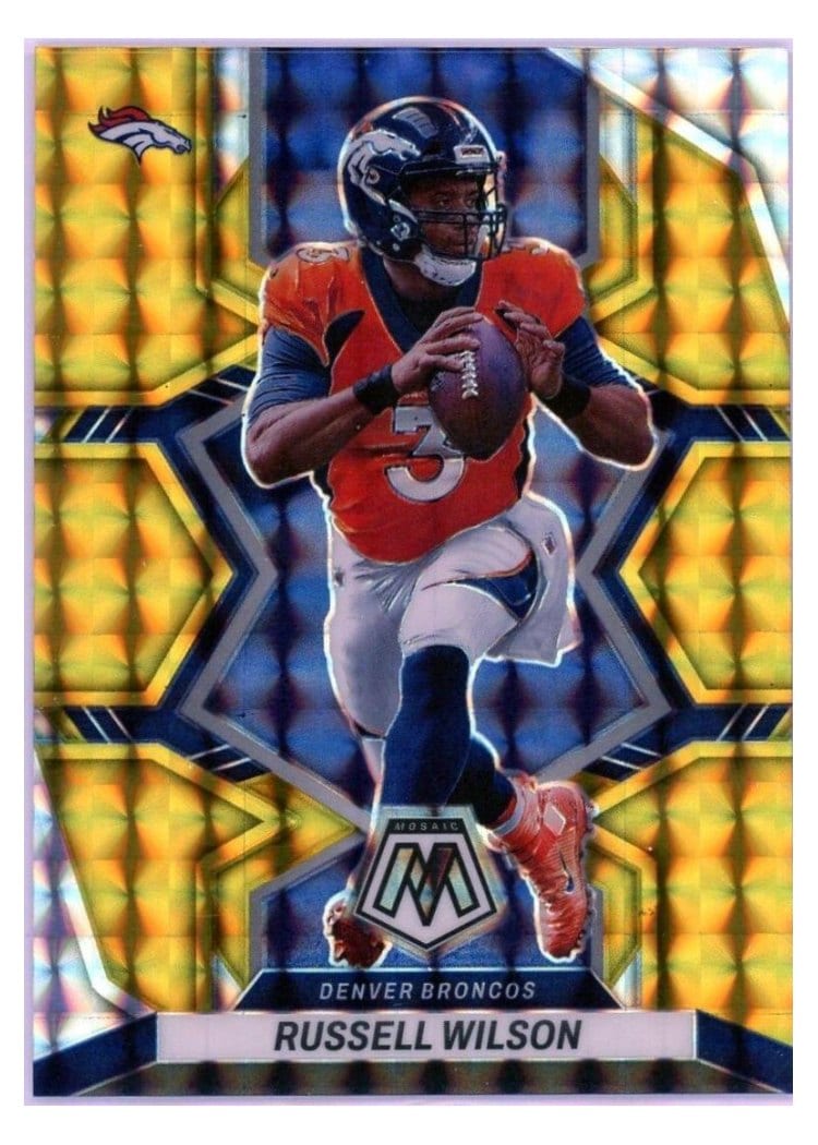 2022 Panini Mosaic Base Set Russell Wilson #58 card