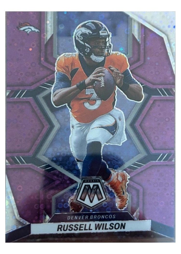 2022 Panini Mosaic Base Set Russell Wilson #58 card