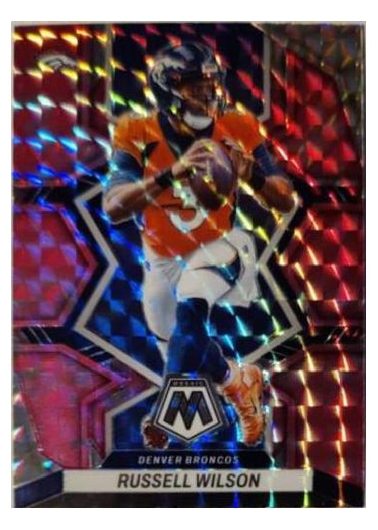 2022 Panini Mosaic Base Set Russell Wilson #58 card