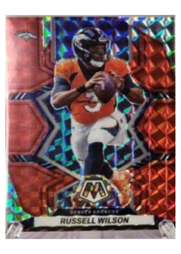 2022 Panini Mosaic Base Set Russell Wilson #58 card