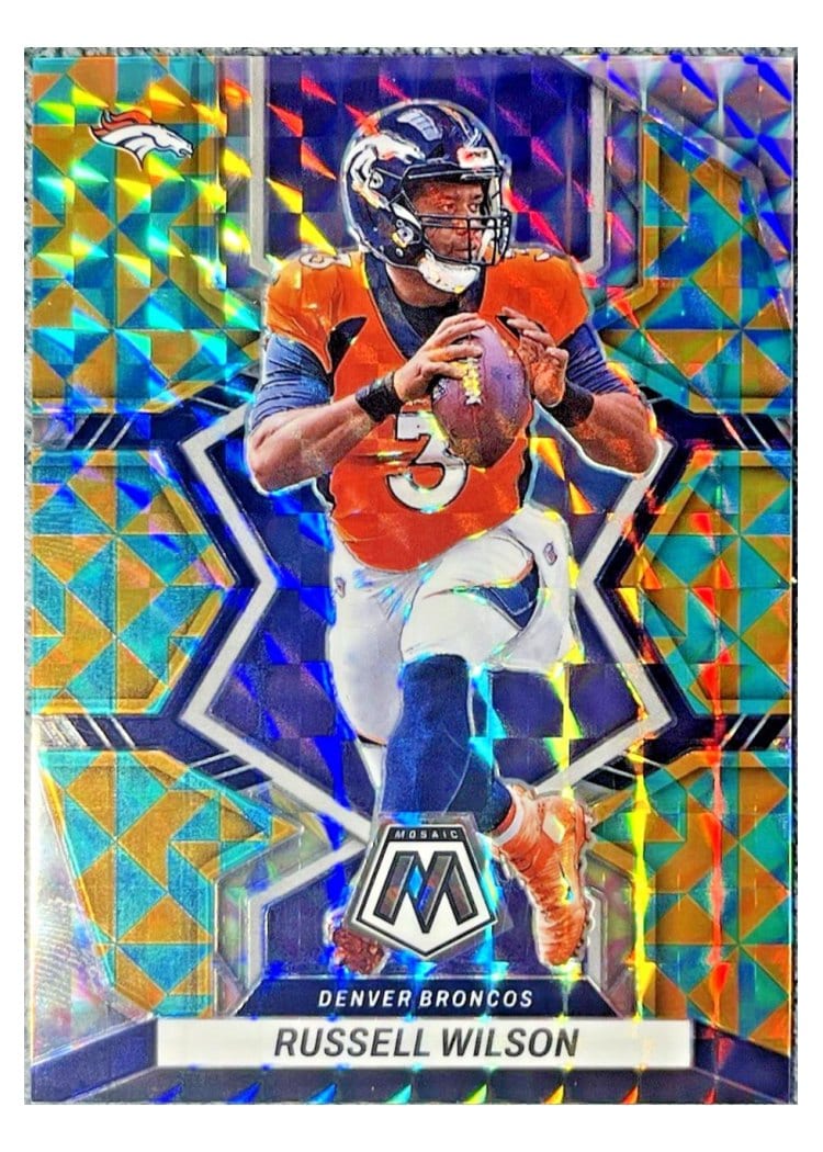 2022 Panini Mosaic Base Set Russell Wilson #58 card