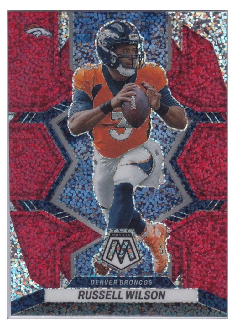 2022 Panini Mosaic Base Set Russell Wilson #58 card