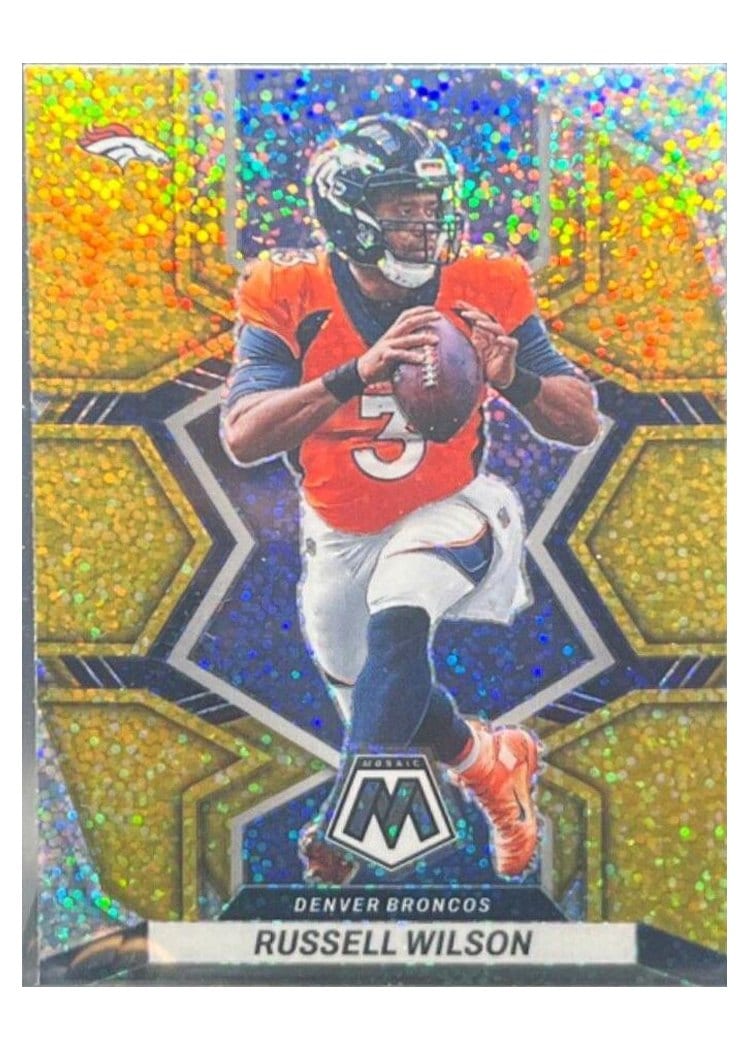 2022 Panini Mosaic Base Set Russell Wilson #58 card