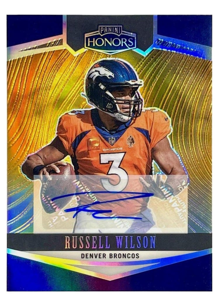 2022 Panini Prizm Base Set Russell Wilson #86 card