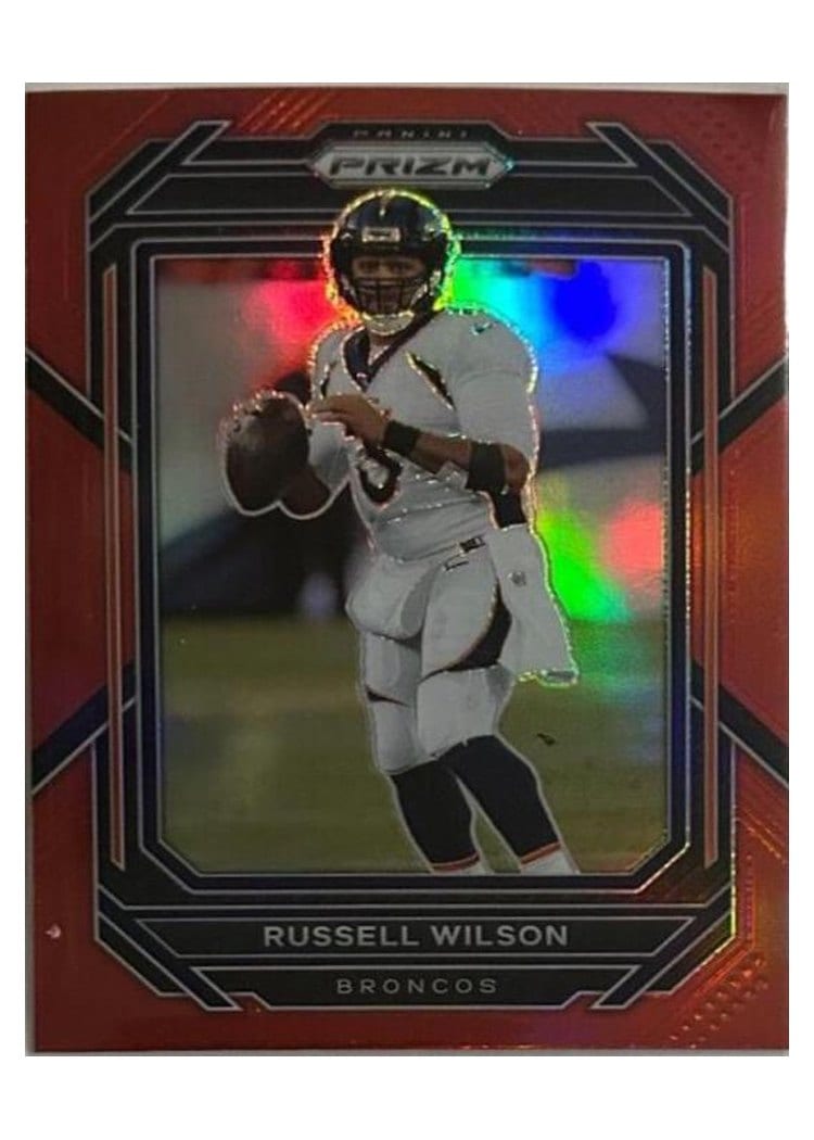 2022 Panini Prizm Base Set Russell Wilson Red #86 card