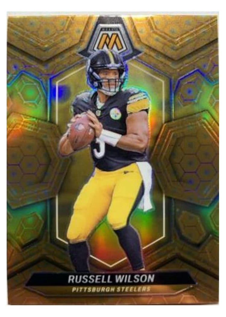 2024 Panini Mosaic Base Set Russell Wilson Honeycomb #183 card