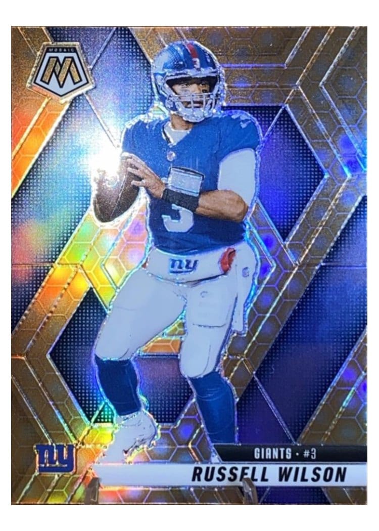 2025 Panini Mosaic Base Set Russell Wilson #14 card