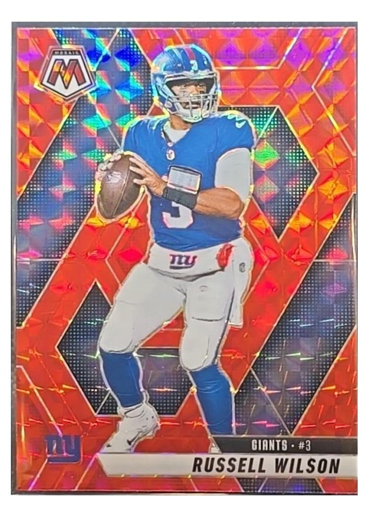 2025 Panini Mosaic Base Set Russell Wilson #14 card