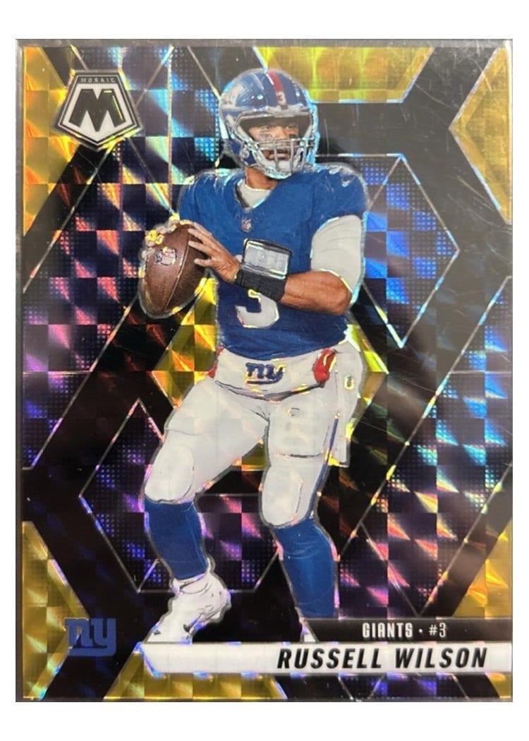 2025 Panini Mosaic Base Set Russell Wilson #14 card