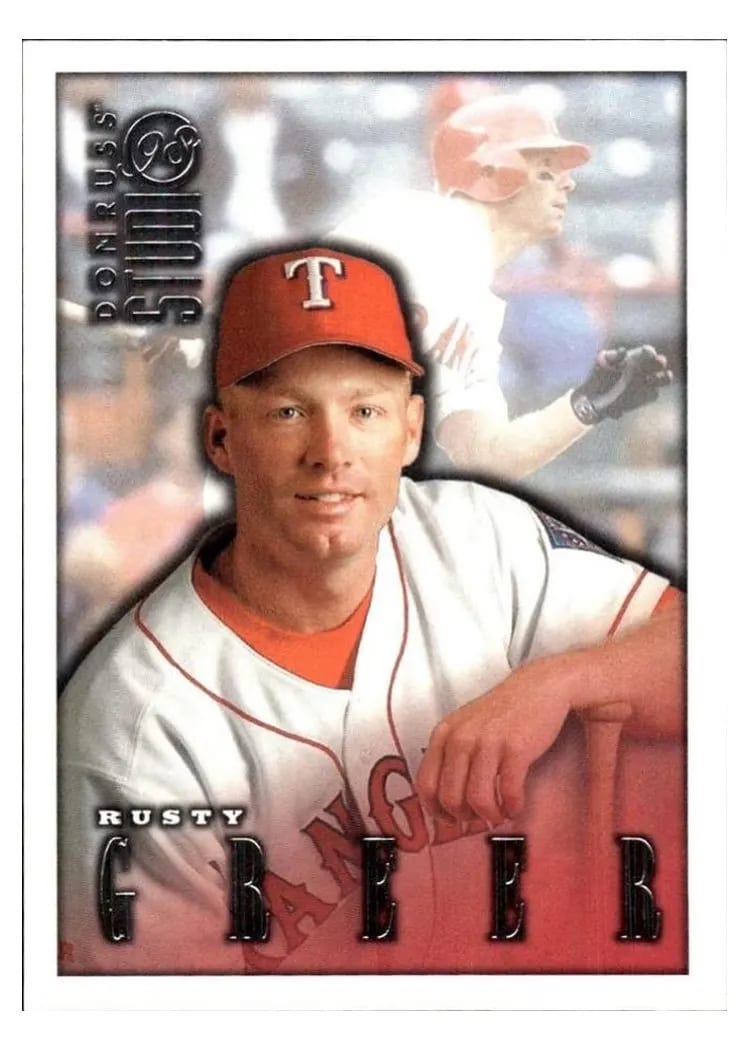 1998 Studio Rusty Greer #85 card