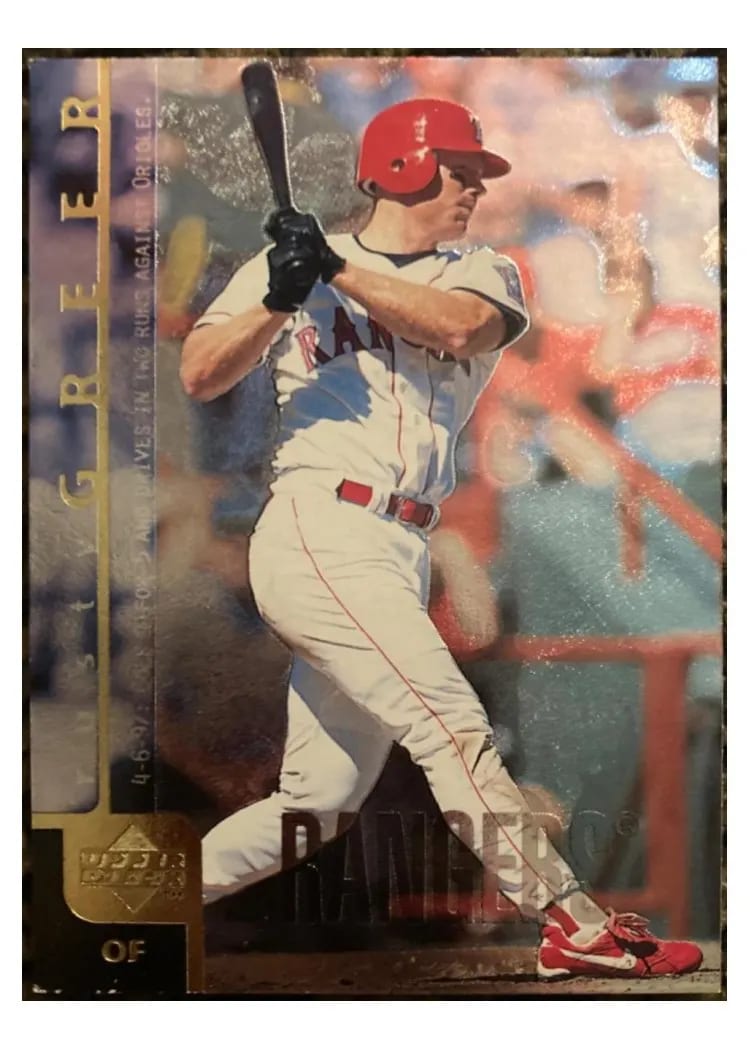 1998 Upper Deck Special FX Rusty Greer #131 card