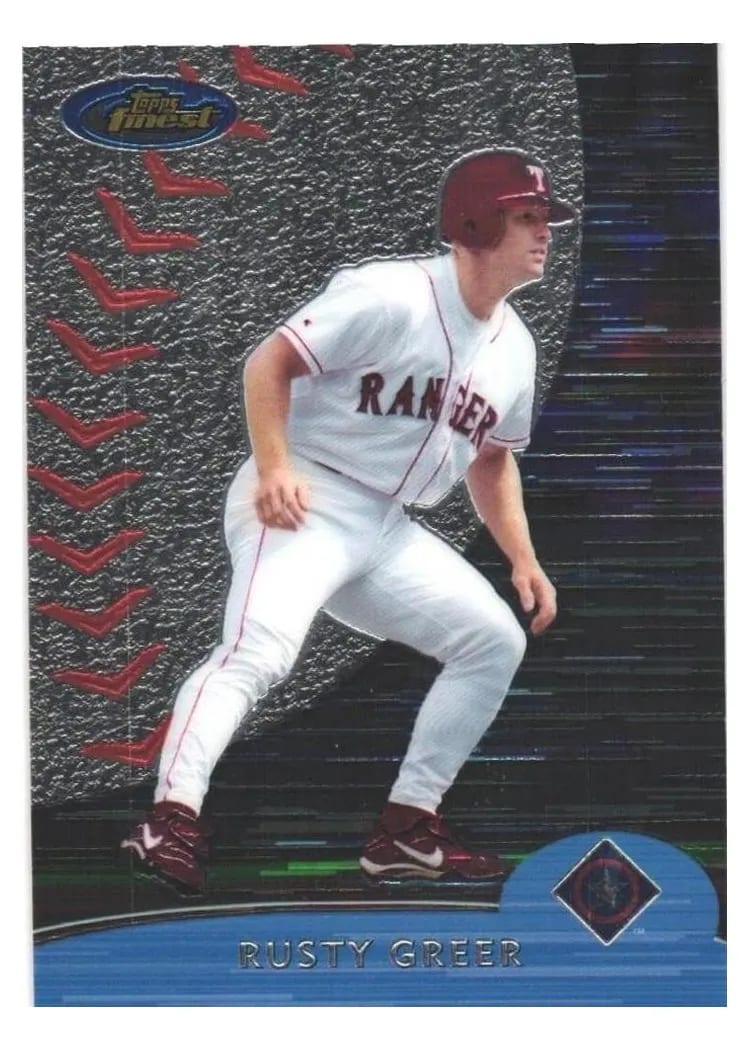 2000 Finest Rusty Greer #8 card
