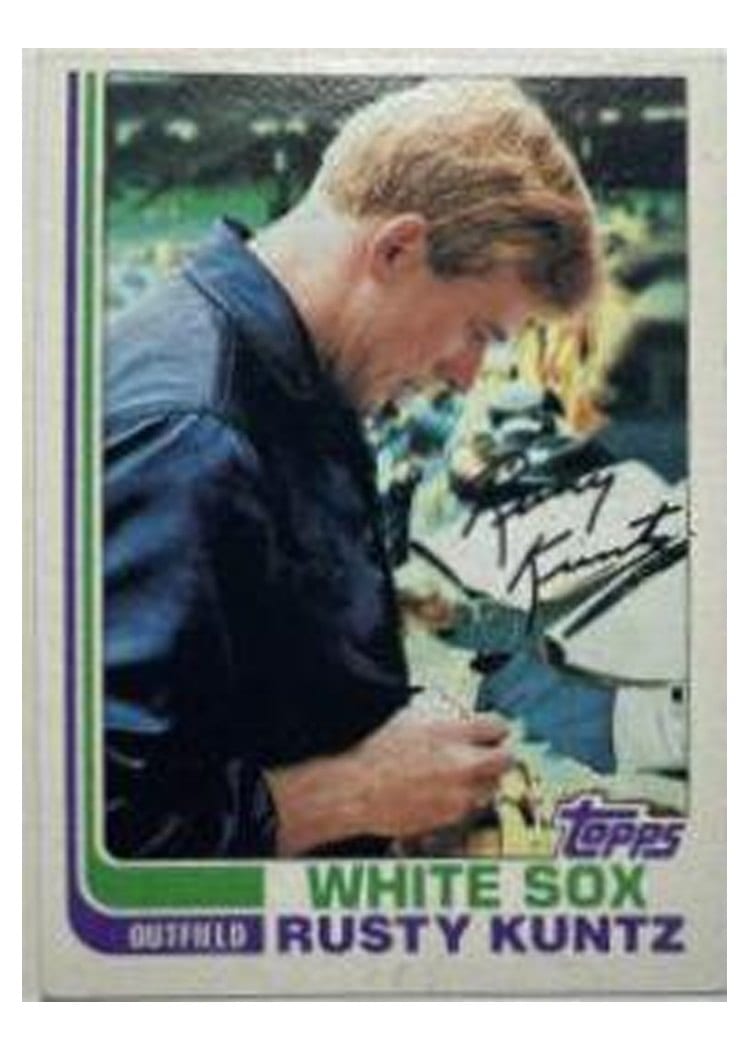 1982 Topps Rusty Kuntz #237 card