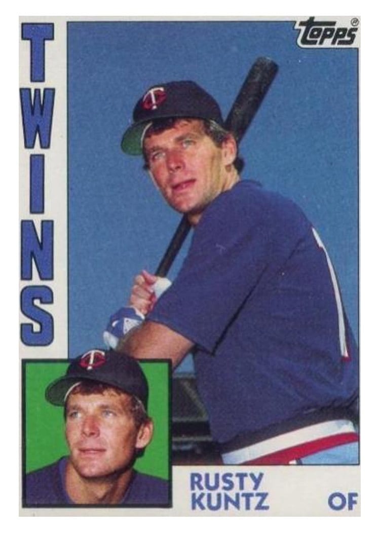 1984 Topps Rusty Kuntz #598 card