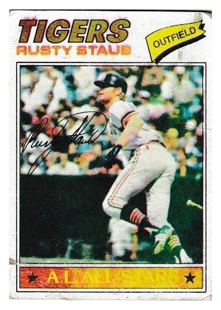 1977 Topps Rusty Staub #420 card