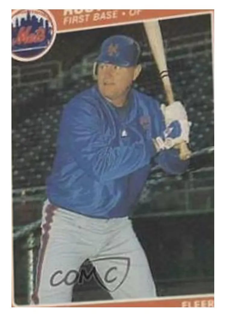 1985 Fleer Rusty Staub #92 card