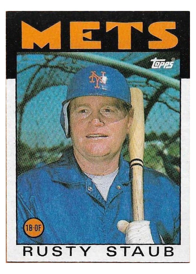 1986 Topps Rusty Staub #570
