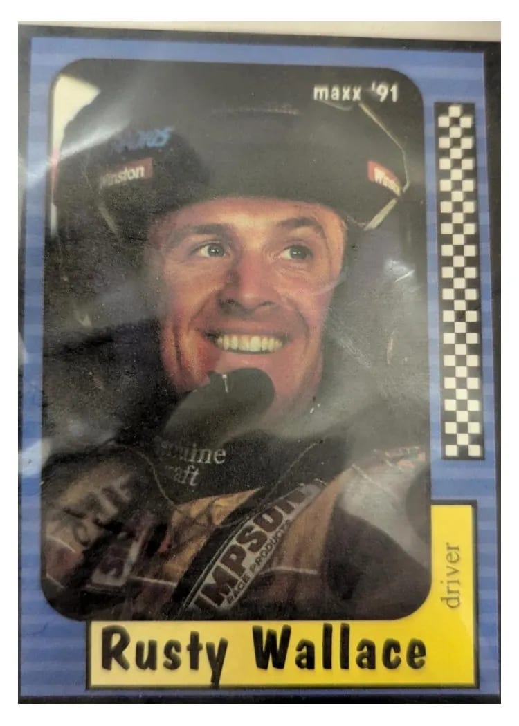 1991 Maxx Rusty Wallace #2 card