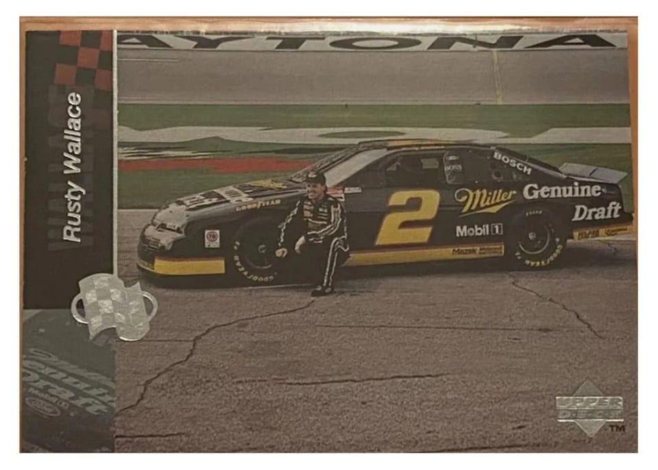 1995 Upper Deck Rusty Wallace #44 card