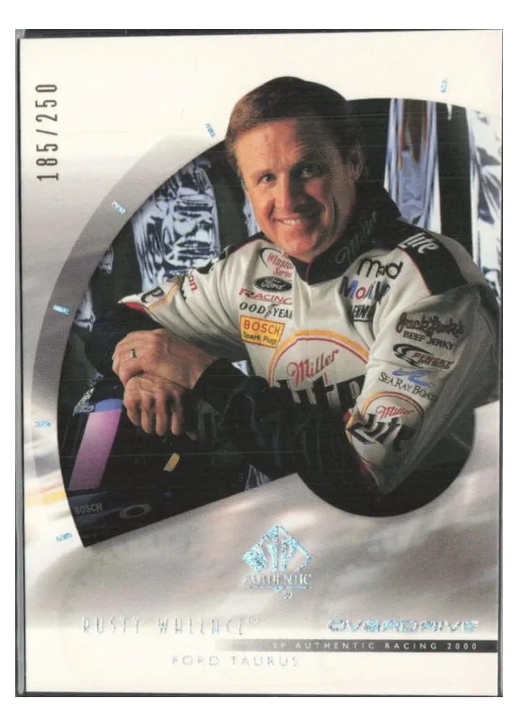 2000 SP Authentic Rusty Wallace #6 card