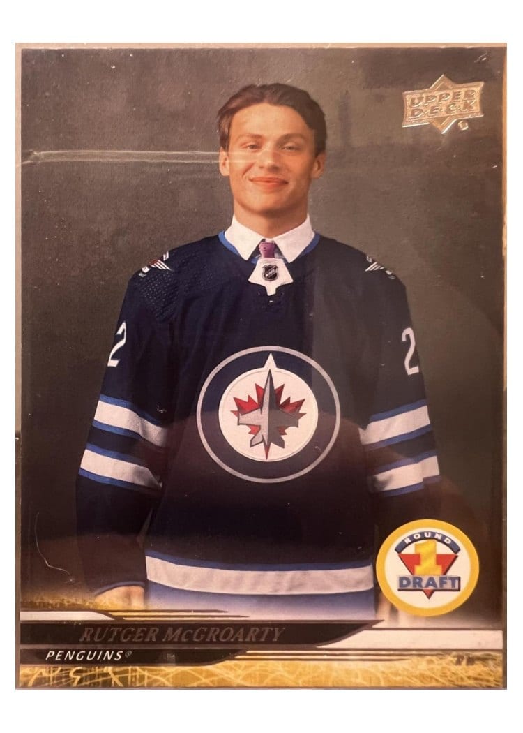 2024-25 Upper Deck Base Set Rutger McGroarty #748 card