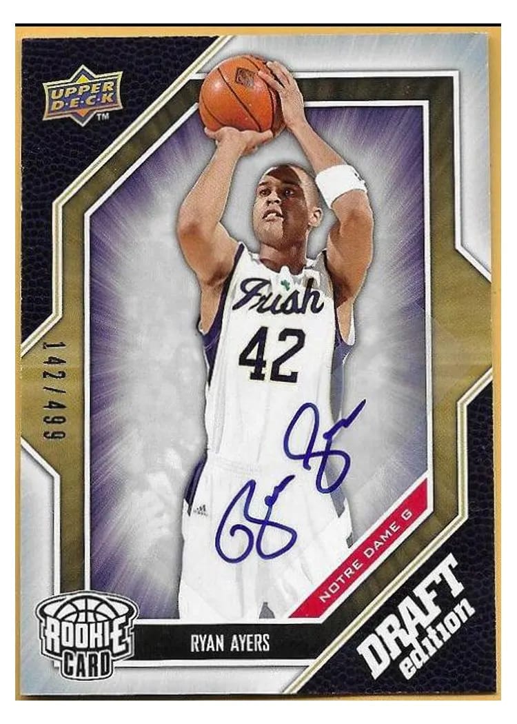 2009 Upper Deck Draft Edition Ryan Ayers #12 card