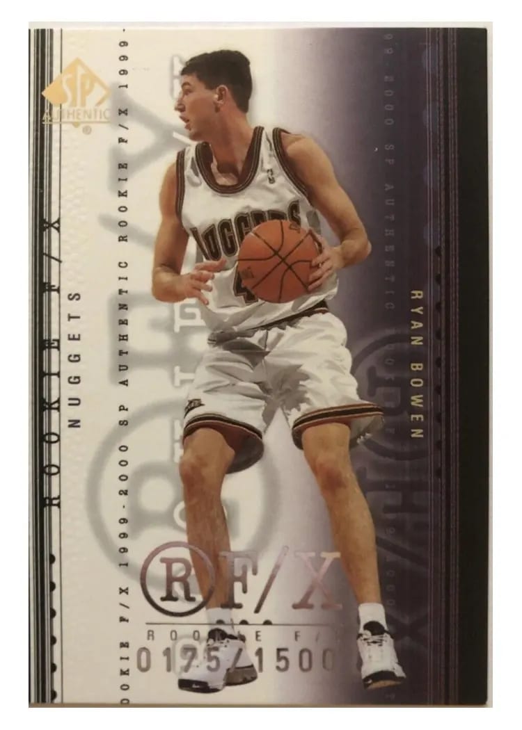 1999 SP Authentic Ryan Bowen #127 card