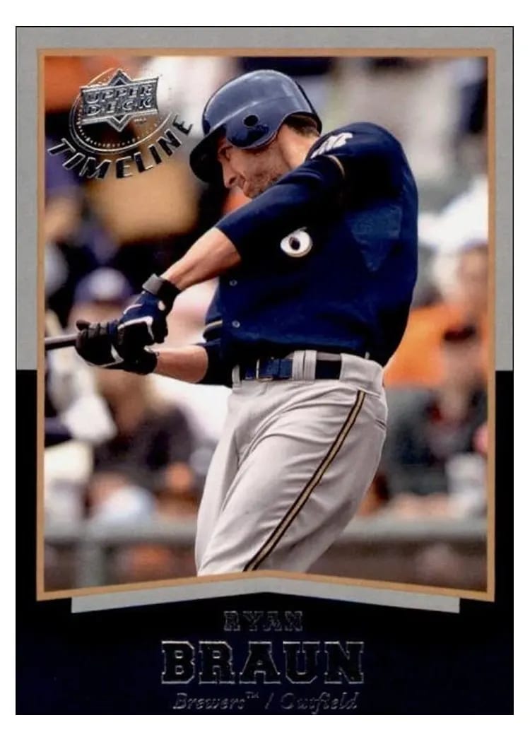 2008 Upper Deck Timeline Ryan Braun #18 card