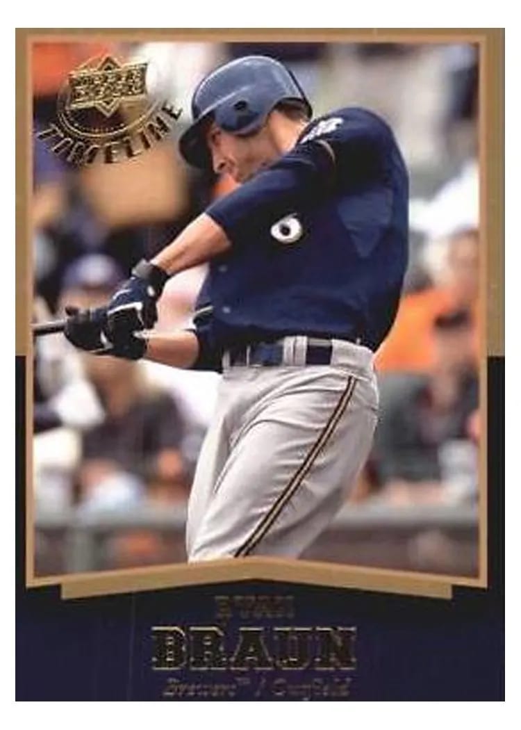 2008 Upper Deck Timeline Ryan Braun #18 card