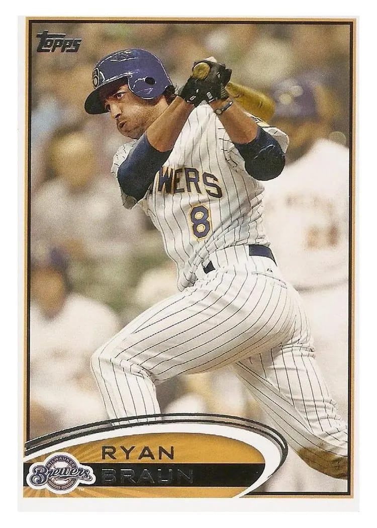 2012 Topps Ryan Braun #1 card