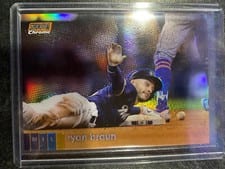 2020 Stadium Club Chrome Ryan Braun #314 card