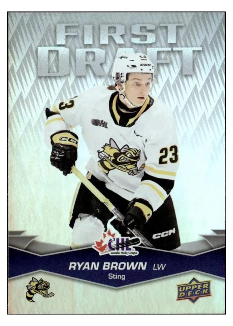 2023 Upper Deck CHL First Draft Ryan Brown #FD-19
