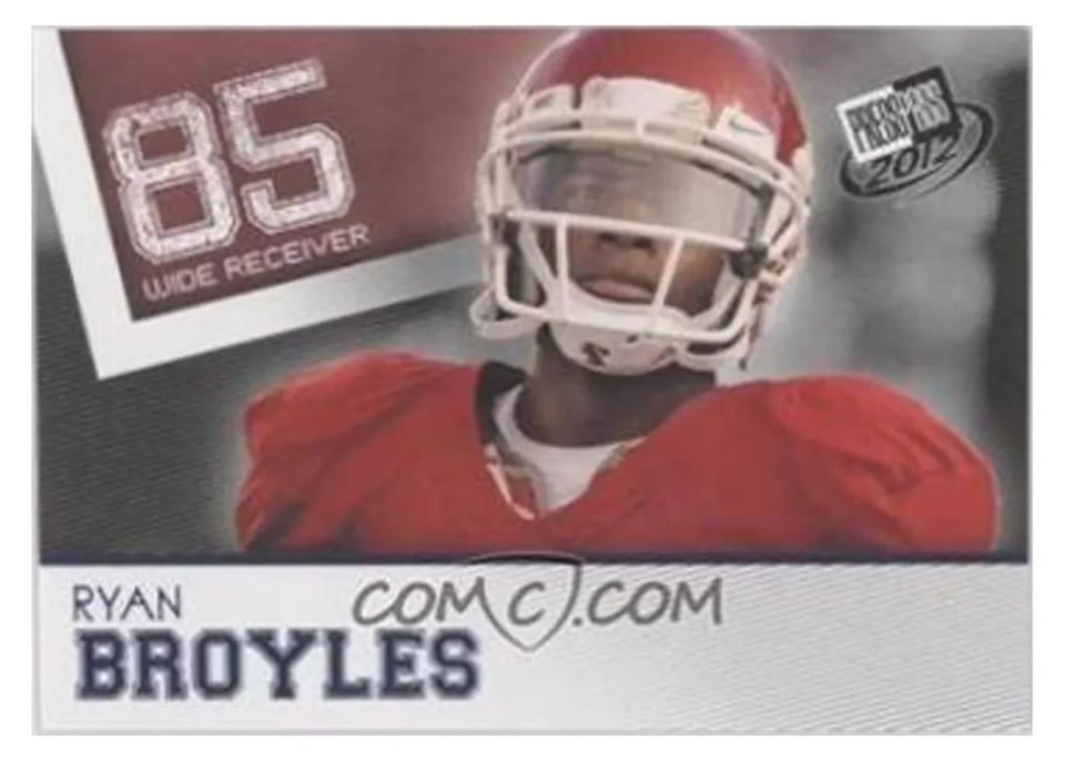 2012 Press Pass Ryan Broyles Blue #5 card