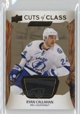 2024-25 Upper Deck Engrained Icons Cuts of Class Relics Ryan Callahan #CC-RC card