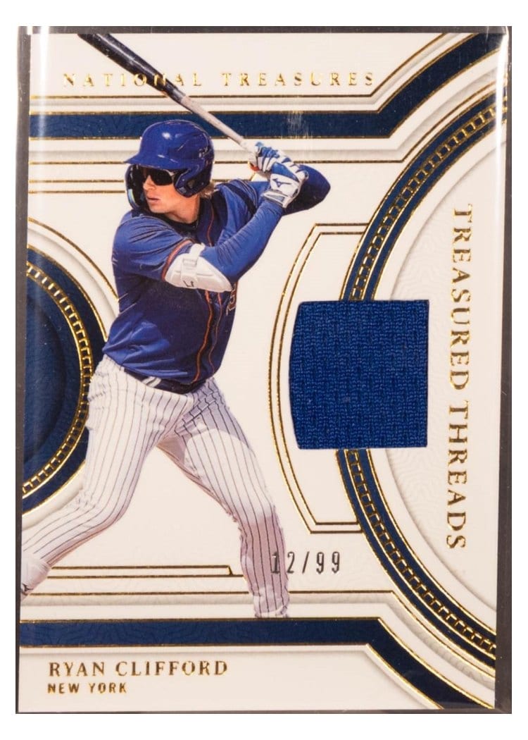 2024 Panini National Treasures Treasured Threads Ryan Clifford #19 card