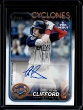 2024 Topps Pro Debut Autographs Ryan Clifford #PD-91 card