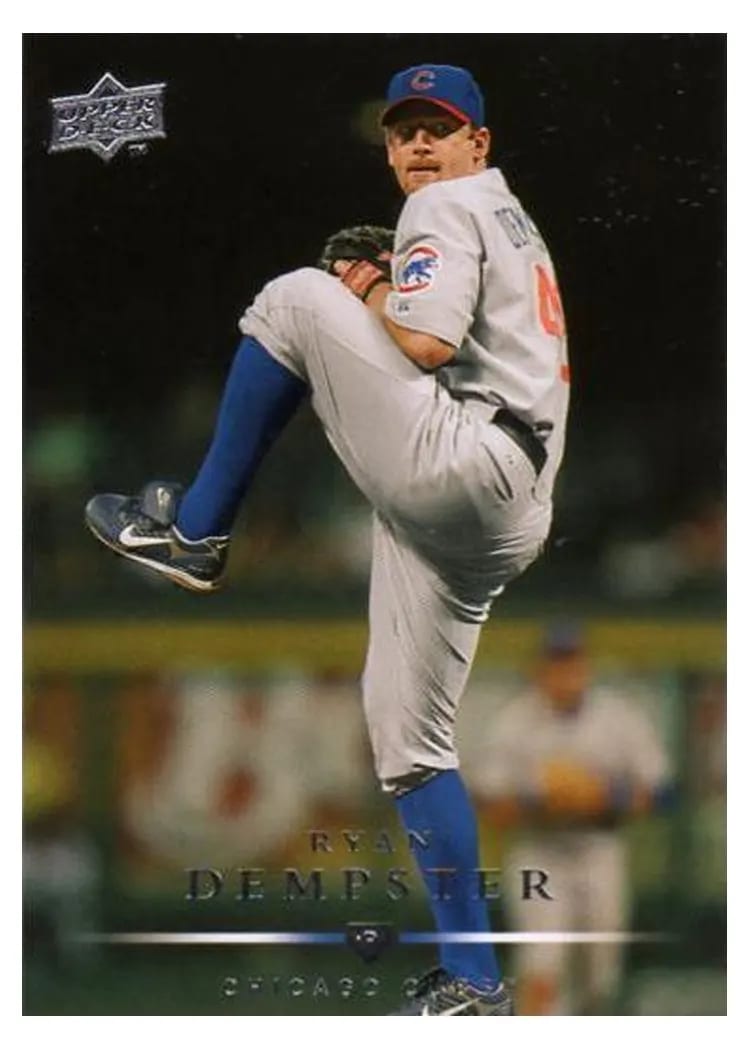 2008 Upper Deck Base Set Ryan Dempster #75 card