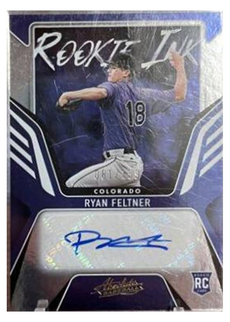 2022 Panini Absolute Rookie Ink Ryan Feltner #RKI-RF card