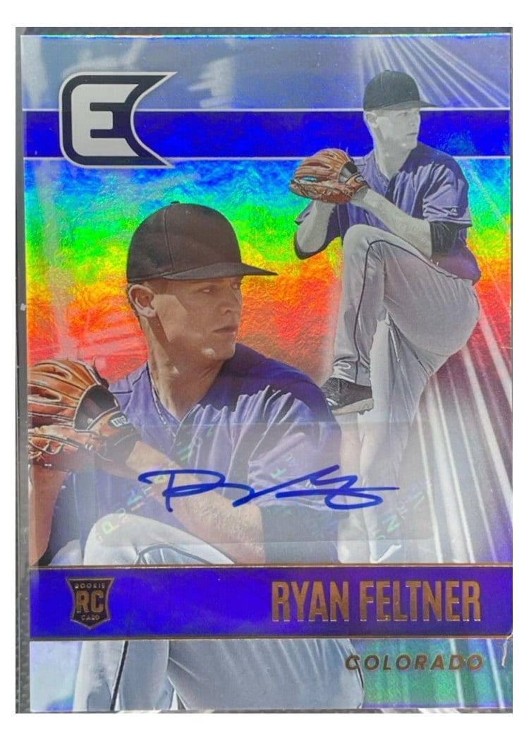 2022 Panini Chronicles Essentials Autographs Ryan Feltner #9 card